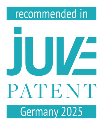 JUVE Patent recommended, Germany 2025